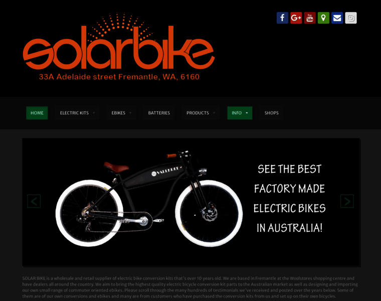 Solarbike.com.au thumbnail