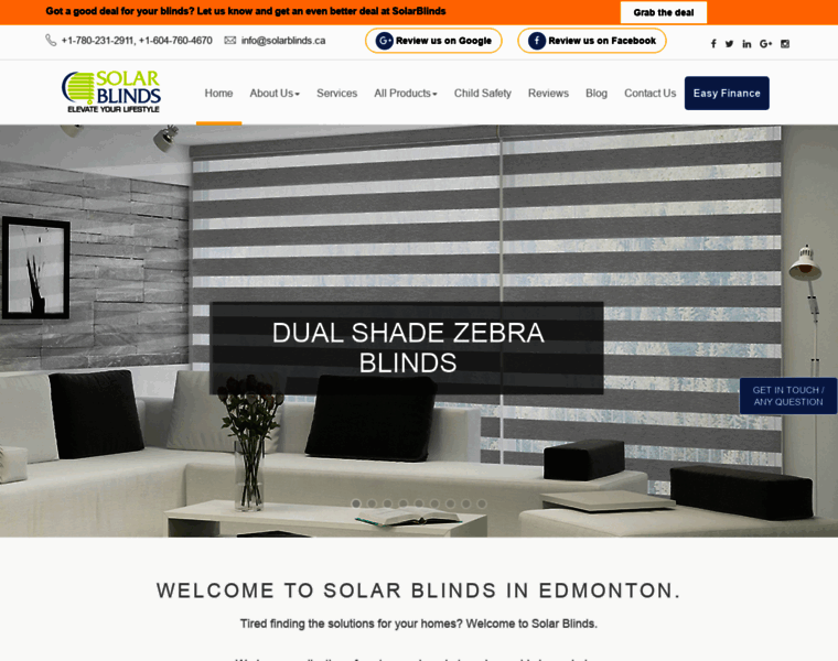 Solarblinds.ca thumbnail