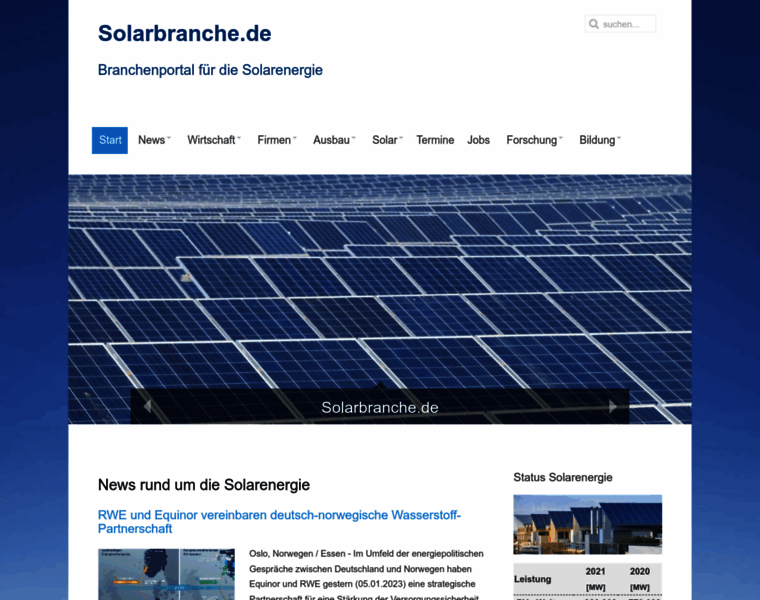 Solarbranche.de thumbnail