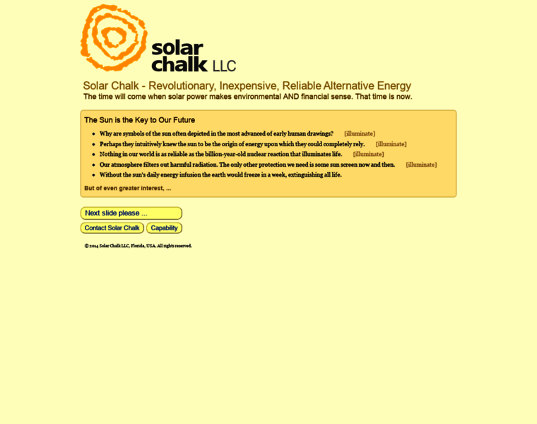 Solarchalk.com thumbnail