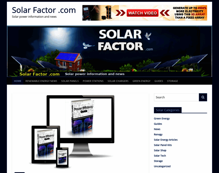 Solarfactor.com thumbnail