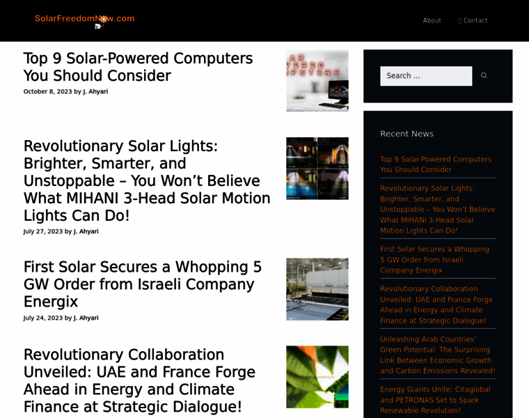 Solarfreedomnow.com thumbnail