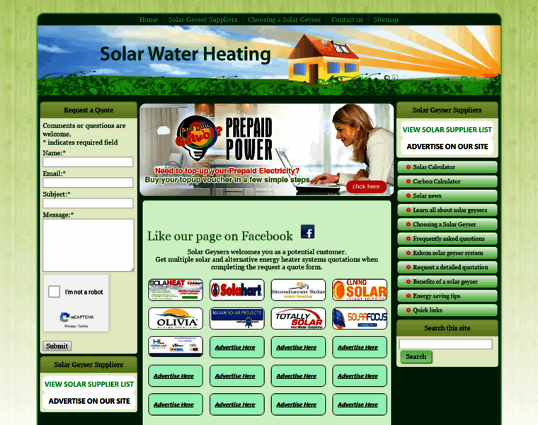 Solargeysers.co.za thumbnail