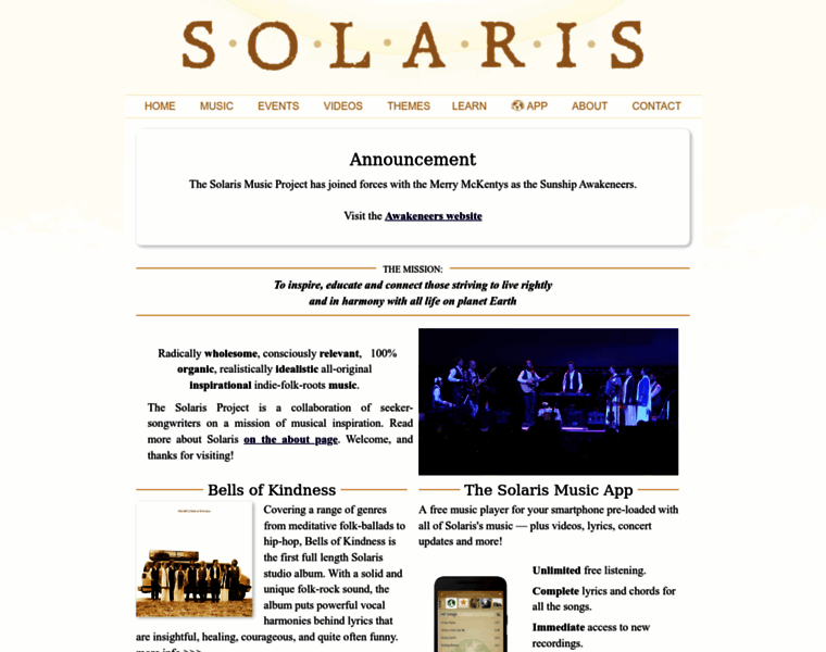Solarismusic.org thumbnail