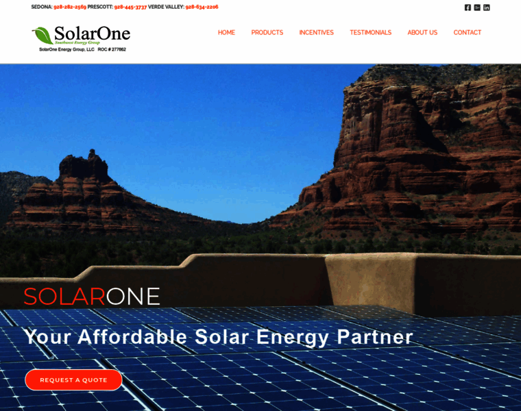 Solaronesw.com thumbnail