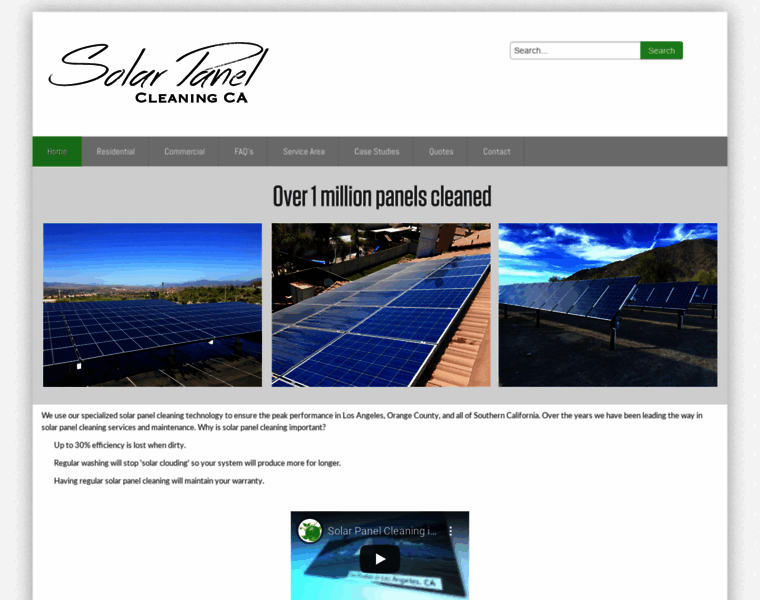 Solarpanelcleaningca.com thumbnail
