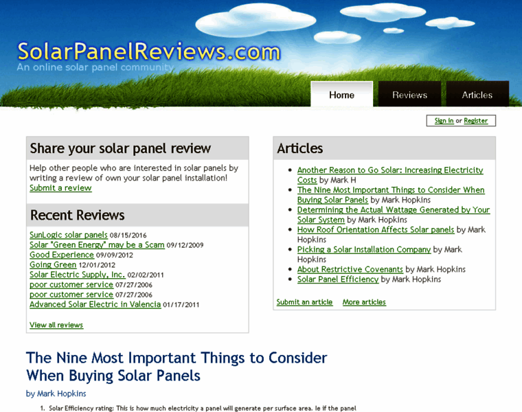 Solarpanelreviews.com thumbnail