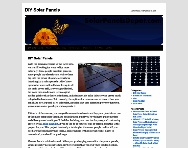 Solarpanelsdepot.com thumbnail
