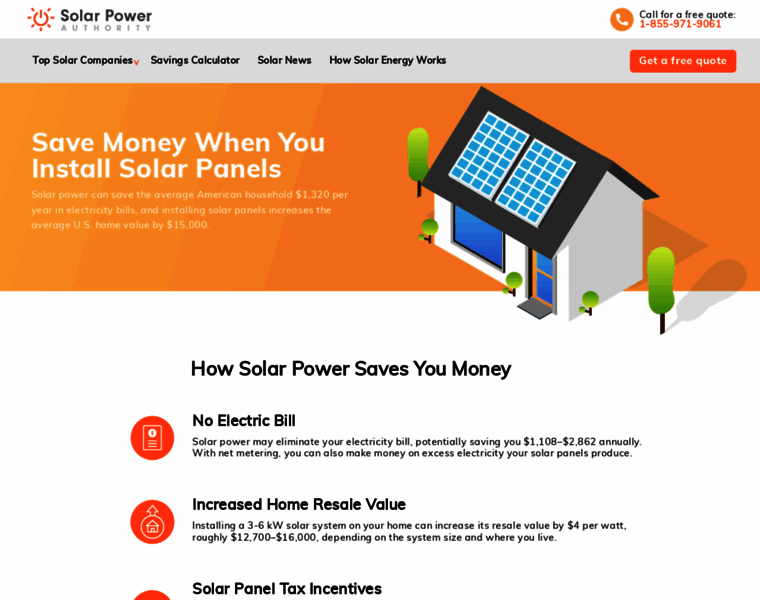 Solarpowerauthority.com thumbnail