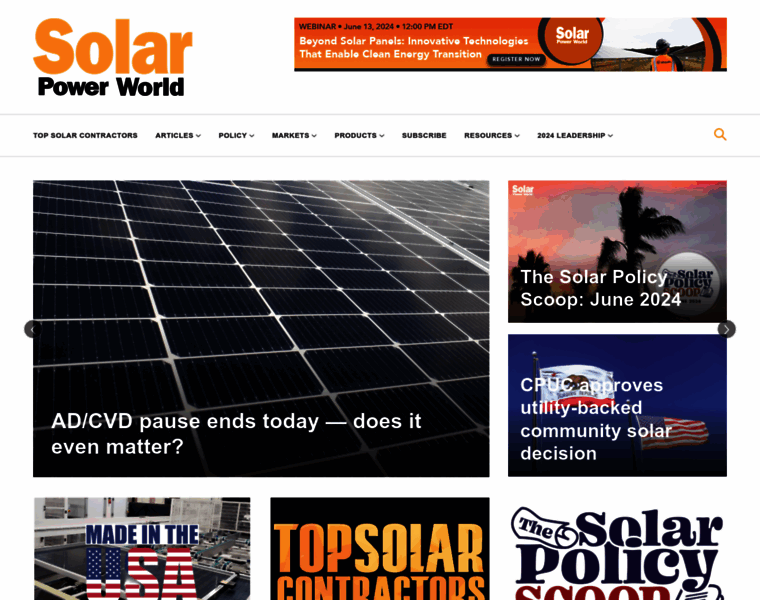 Solarpowerworldonline.com thumbnail