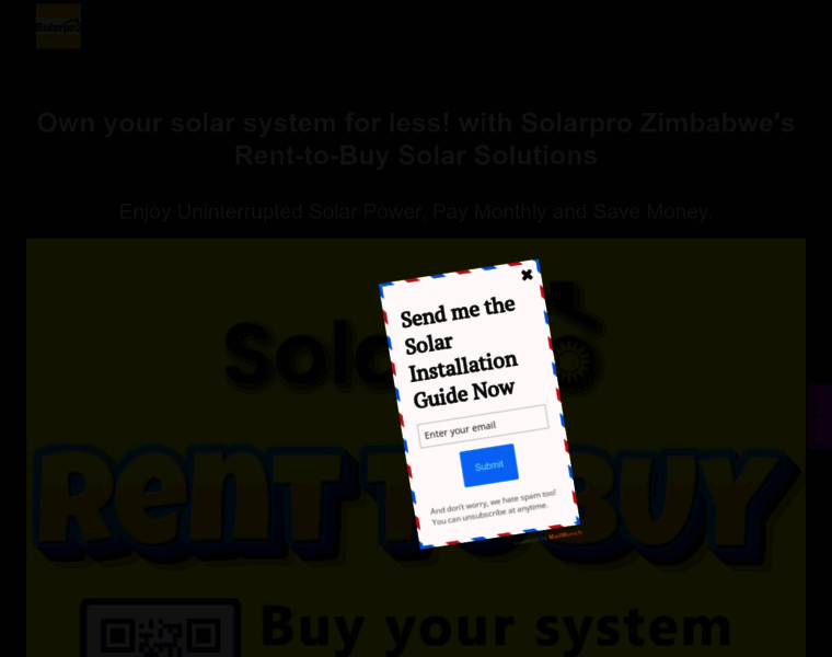 Solarpro.co.zw thumbnail