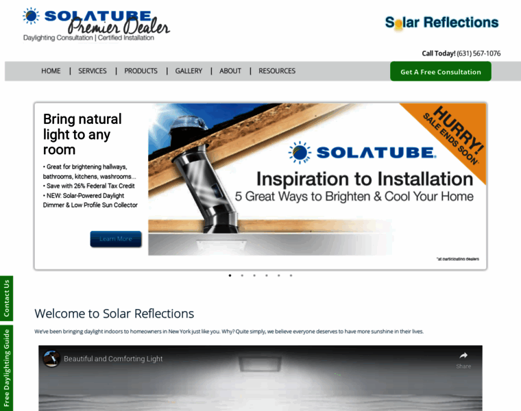 Solarreflections.com thumbnail