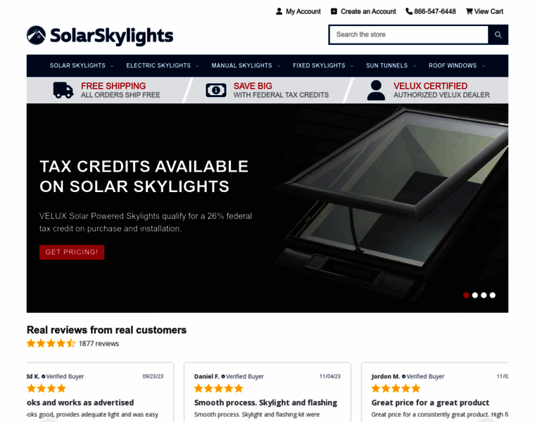 Solarskylights.com thumbnail
