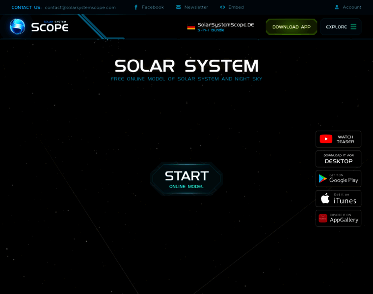 Solarsystemscope.com thumbnail