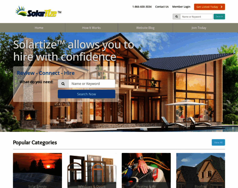 Solartize.com thumbnail