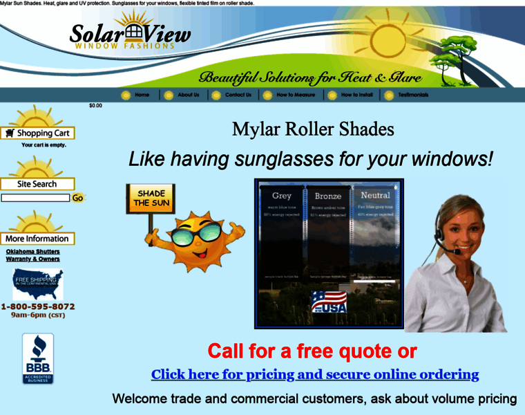 Solarviewshades.com thumbnail