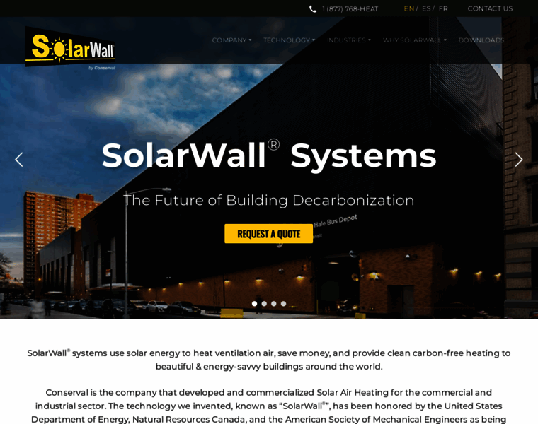Solarwall.com thumbnail