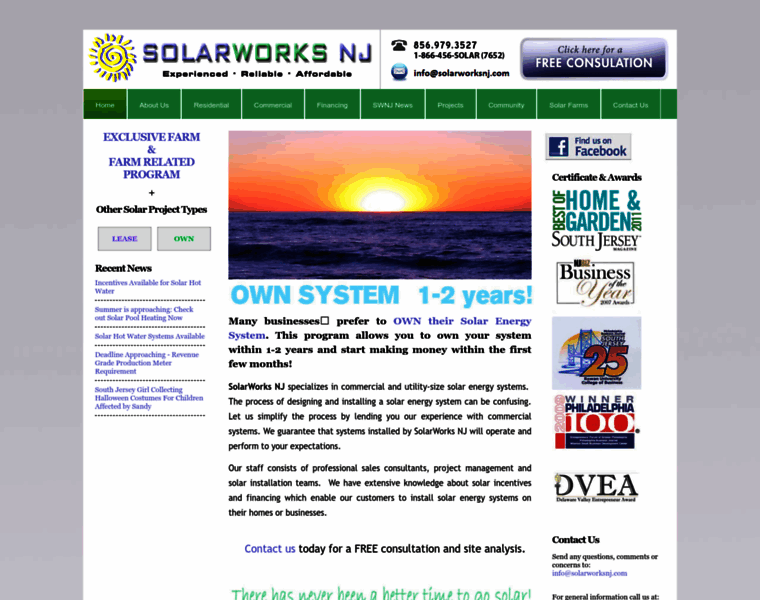 Solarworksnj.com thumbnail