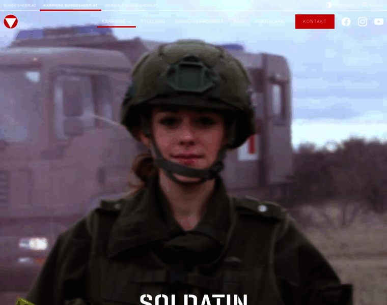 Soldatin.bundesheer.at thumbnail