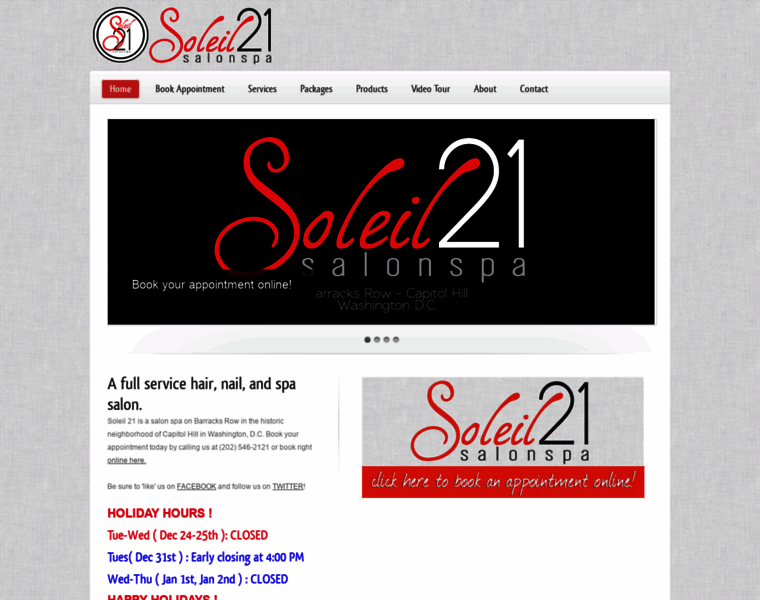 Soleil21salonspa.com thumbnail