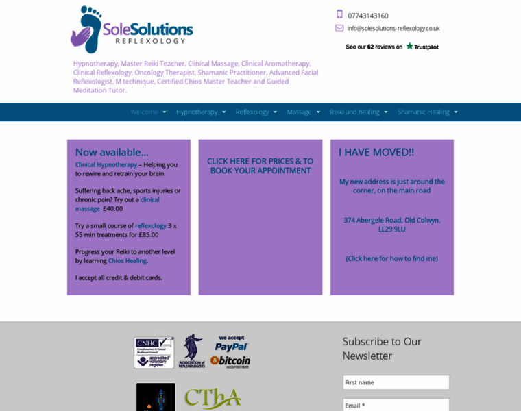 Solesolutions-reflexology.co.uk thumbnail