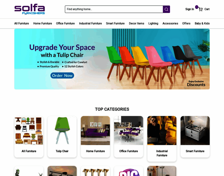 Solfafurnishers.com thumbnail