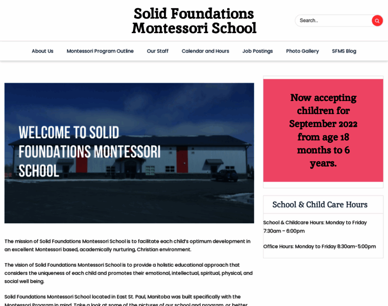 Solidfoundationsmontessorischool.com thumbnail