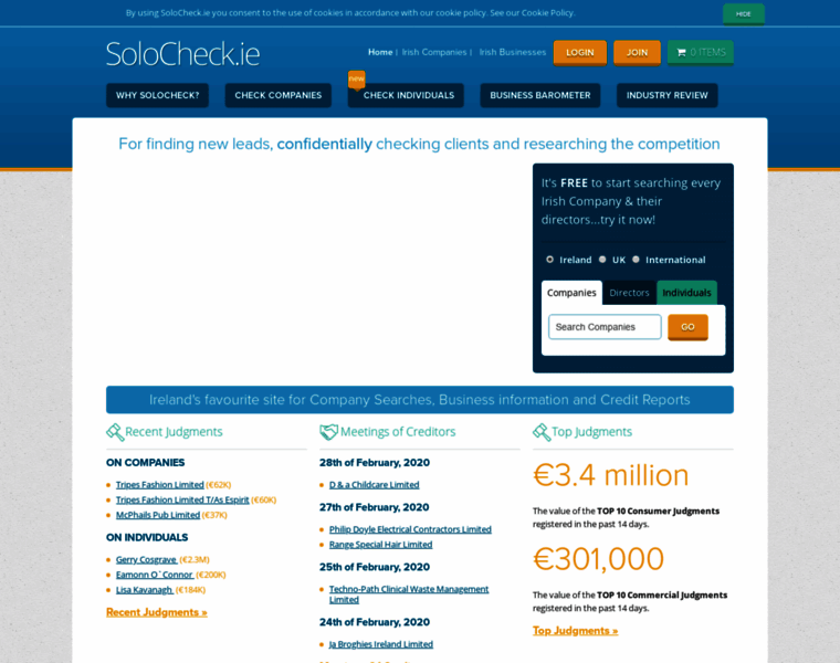 Solocheck.ie thumbnail Solocheck.ie thumbnail