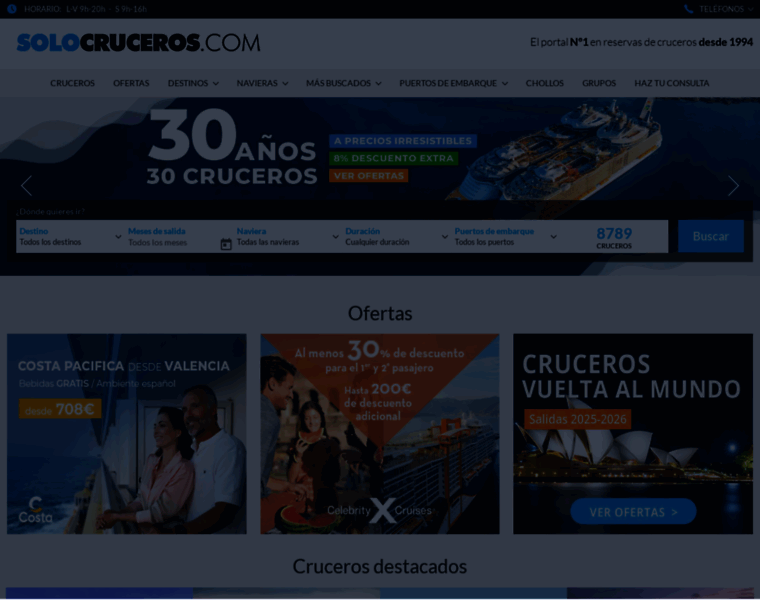 Solocruceros.com thumbnail