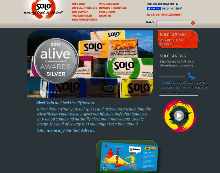 Soloenergybar.ca thumbnail