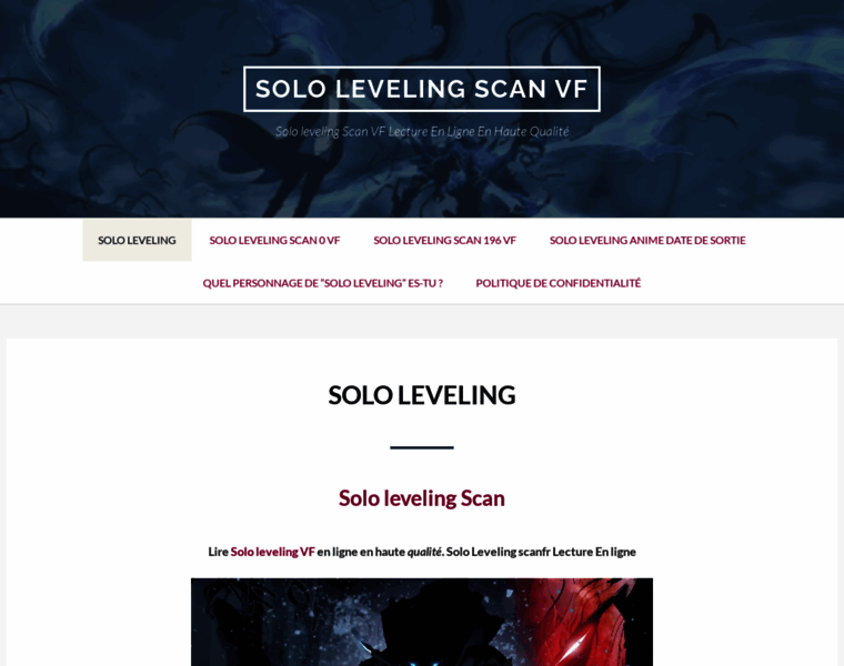 Sololevelingscan.com thumbnail
