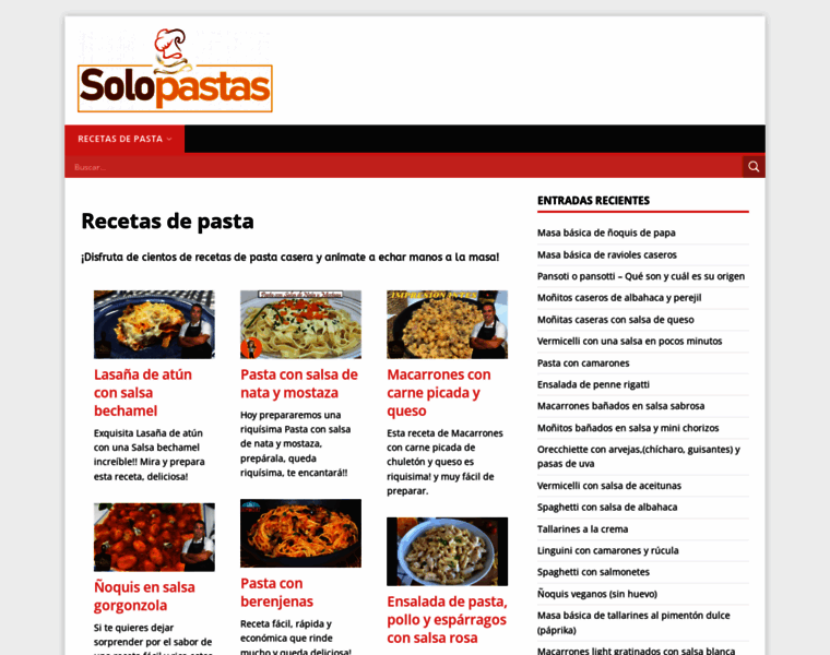 Solopastas.com thumbnail