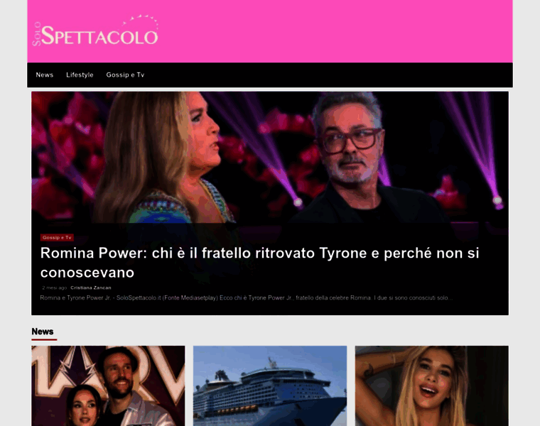 Solospettacolo.it thumbnail Solospettacolo.it thumbnail