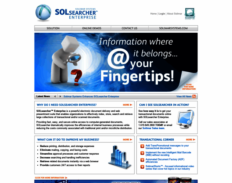 Solsearcher.com thumbnail