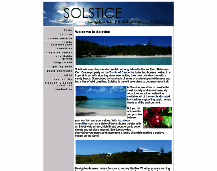 Solsticebahamas.com thumbnail