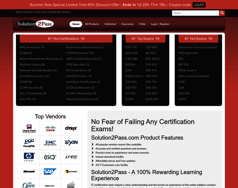 Solution2pass.com thumbnail Solution2pass.com thumbnail