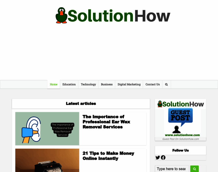 Solutionhow.com thumbnail