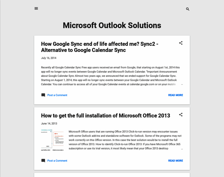 Solutions-outlook.com thumbnail