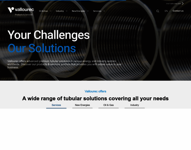 Solutions.vallourec.com thumbnail