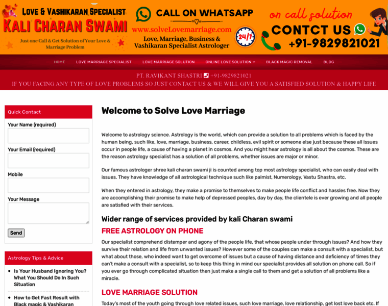 Solvelovemarriage.com thumbnail