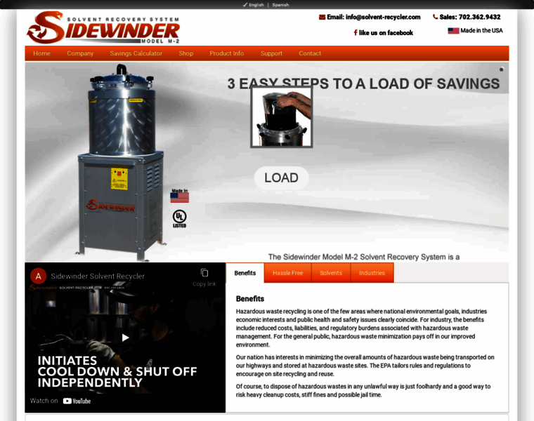 Solvent-recycler.com thumbnail