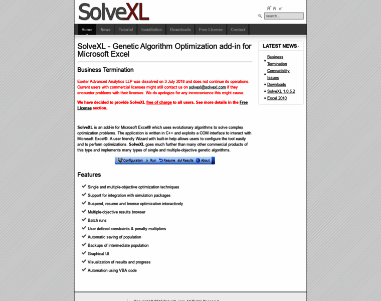 Solvexl.com thumbnail