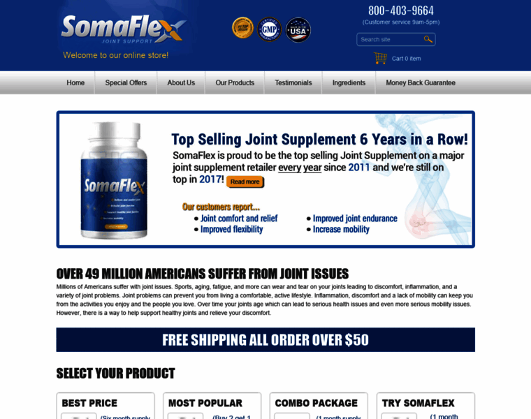 Somaflex.com thumbnail