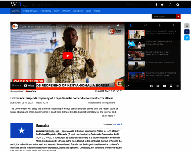Somalianews.com thumbnail