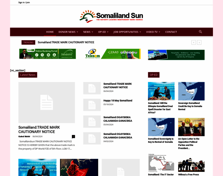 Somalilandsun.com thumbnail