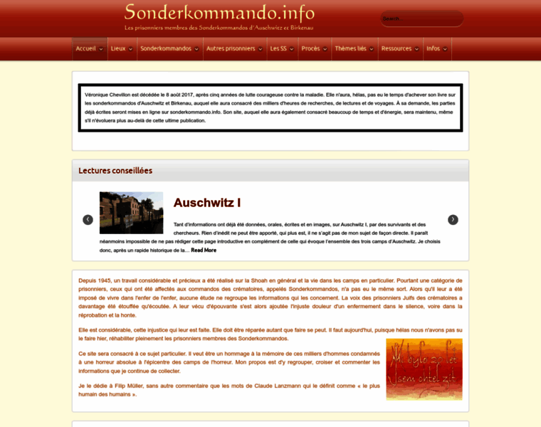 Sonderkommando.info thumbnail
