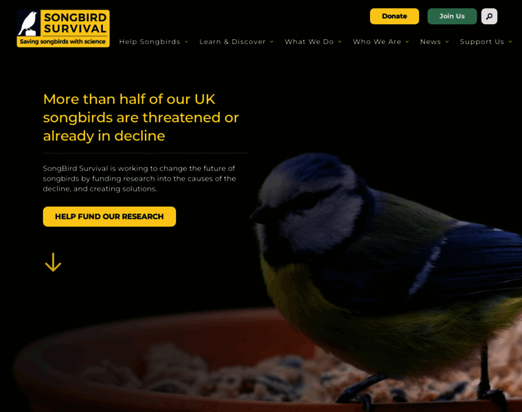 Songbird-survival.org.uk thumbnail