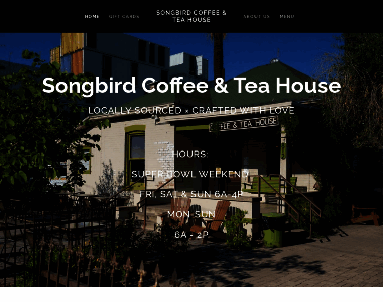 Songbirdcoffeehouse.com thumbnail