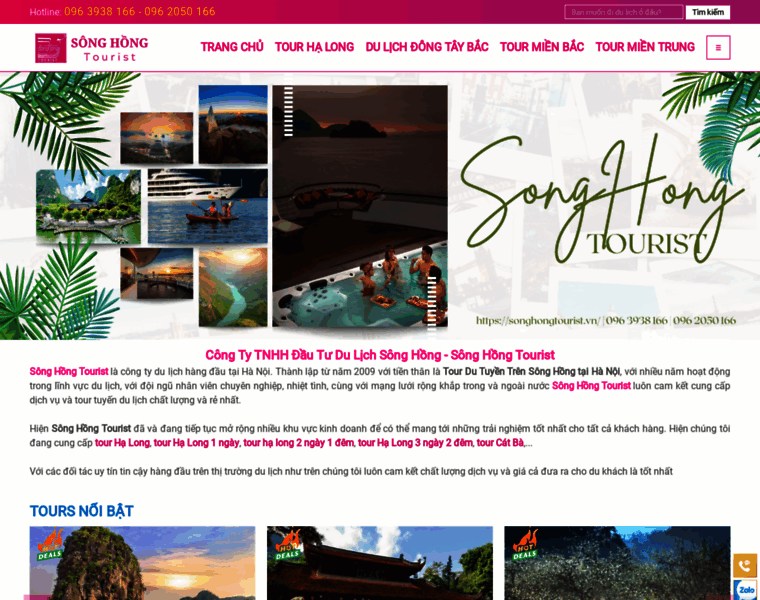 Songhongtourist.vn thumbnail