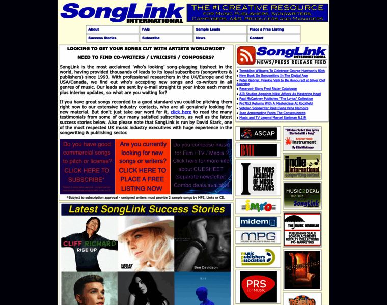 Songlink.com thumbnail